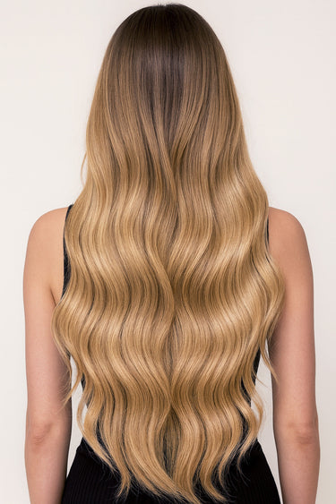 Odcień koloru – Rubin Extensions ® Clip-in z Włosów Naturalnych - Caramel Mocha ( Invisible Line ) – Rubin Extensions®