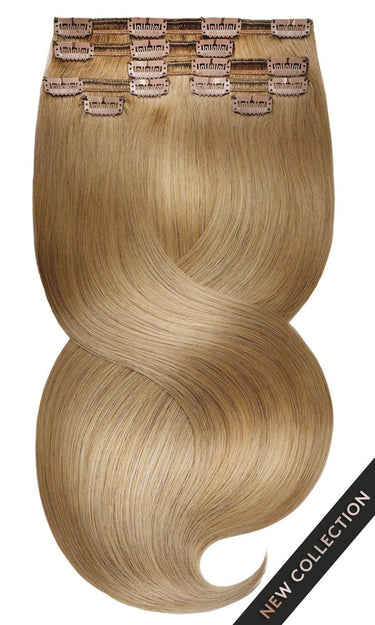 CLIP-IN EXTENSIONS Jasny Brąz-Karmel Fashion Line – Rubin Extensions®