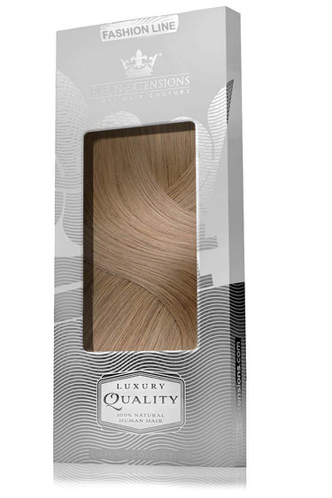 Opakowanie prezentowe – CLIP-IN EXTENSIONS Jasny Brąz-Karmel Fashion Line – Rubin Extensions®
