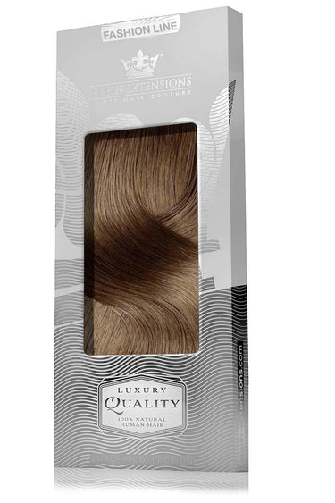 CLIP-IN EXTENSIONS Naturalny-Złoty Brąz Fashion Line – Rubin Extensions®
