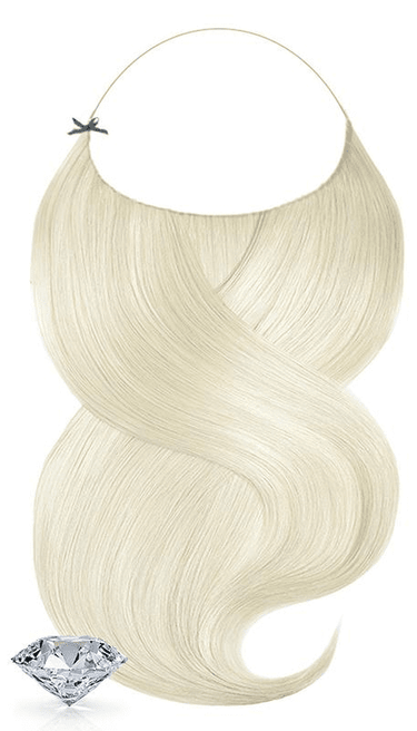 One-Piece / Halo Haarteil Extensions Złoty Blond – Rubin Extensions®
