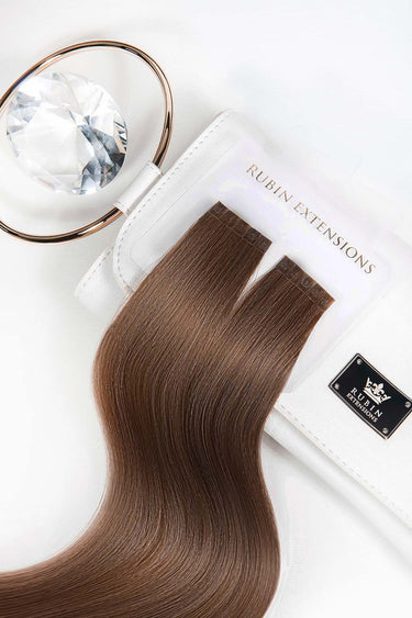 Keratin Bondings Pasma Włosów Kasztanowy-Ciemny Brąz Premium Line – Rubin Extensions®