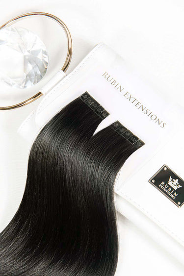 Keratin Bondings Extensions - Excellences Line - Virgin Natural Czarny Brąz – Rubin Extensions®