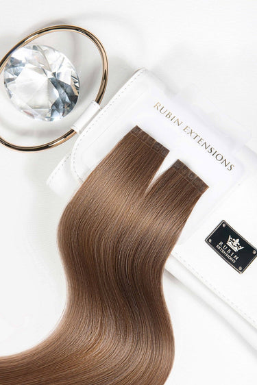 Odcień koloru – Keratin Bondings Pasma Włosów Naturalny-Złoty Brąz Pro-Deluxe Line – Rubin Extensions®