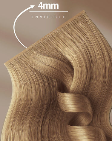 TAPE-IN EXTENSIONS Z WŁOSÓW NATURALNYCH PREMIUM Jasny Blond – Rubin Extensions®