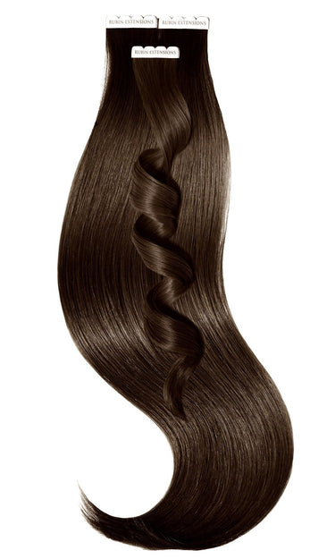 Tape in Extensions - Invisible Excellence Line | Czekoladowy-Ciemny Brąz – Rubin Extensions®