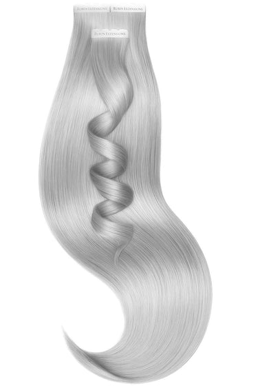 TAPE-IN EXTENSIONS Z WŁOSÓW NATURALNYCH PREMIUM Srebrny Blond – Rubin Extensions®