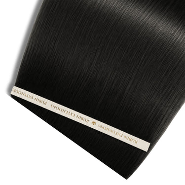Tresy Włosów - Genius Wefts -Tape-in z Włosów Naturalnych Extensions Czarny-Brąz | Rubin Extensions - Premium Line – Rubin Extensions®