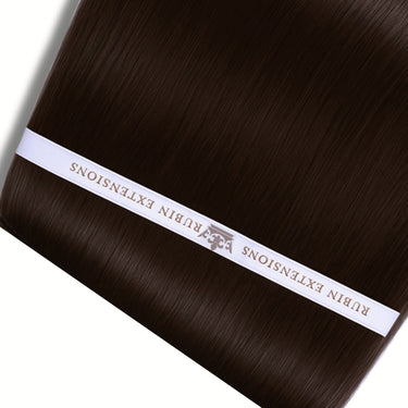 Tresy Włosów - Genius Wefts -Tape-in z Włosów Naturalnych Extensions Czekoladowy-Ciemny Brąz | Rubin Extensions - Premium Line – Rubin Extensions®