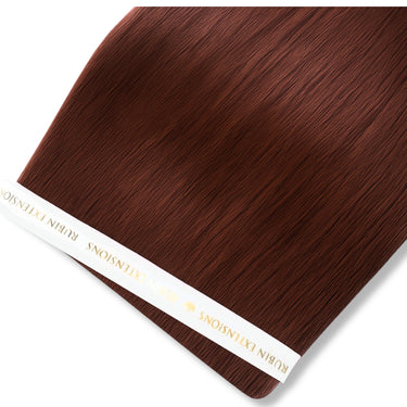Tresy Włosów - Genius Wefts -Tape-in z Włosów Naturalnych Extensions | Mahoniowy-Brąz Premium Line – Rubin Extensions®