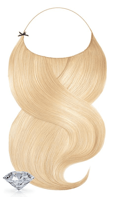 One-Piece / Halo Haarteil Extensions Miodowy Blond – Rubin Extensions®