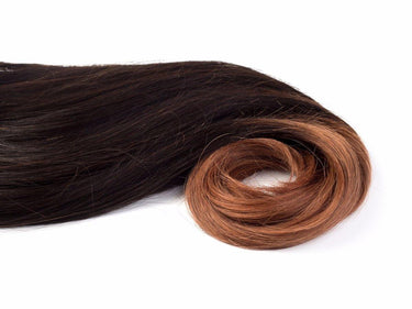 OMBRÉ LINE Czekoladowy-Ciemny Brąz & Naturalny Złoty Brąz – Rubin Extensions®