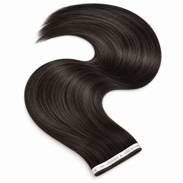 Rubin Extensions — Tresy Włosów - Genius Wefts -Tape-in z Włosów Naturalnych Extensions Czarny-Brąz | Rubin Extensions - Premium Line