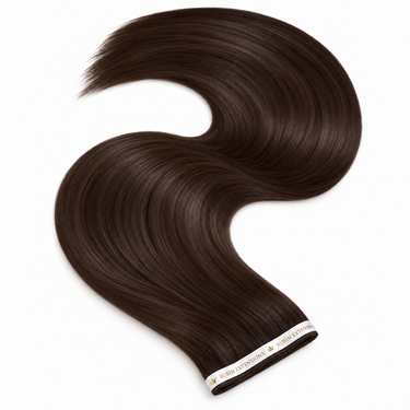 Rubin Extensions — Tresy Włosów - Genius Wefts -Tape-in z Włosów Naturalnych Extensions Czekoladowy-Ciemny Brąz | Rubin Extensions - Premium Line