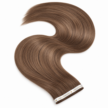 Rubin Extensions — Tresy Włosów - Genius Wefts -Tape-in z Włosów Naturalnych Extensions Naturalny-Złoty Brąz Premium Line
