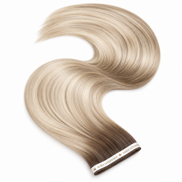 Rubin Extensions — Tresy Włosów - Genius Wefts -Tape-in z Włosów Naturalnych Extensions Hazelnut-Brązowy & Sommer-Blond | Rubin Extensions - Premium Line