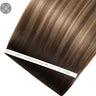 Odcień koloru – Tresy Włosów - Genius Wefts -Tape-in z Włosów Naturalnych Extensions Luis Velvet Brązowy | Rubin Extensions - Premium Line – Rubin Extensions®