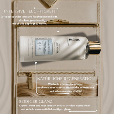 Intensywna-Maska do Włosów Głęboka Pielęgnacja dla gładkie i nawilżone Włosy 200ml NEW – Rubin Extensions®