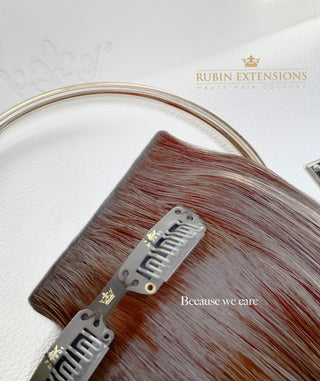 Przedłużki Clip-in Diamond Line Złoty Brąz