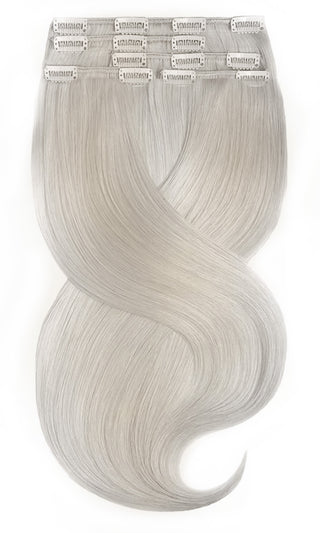 PRZEDŁUŻKI CLIP-IN Srebrny Blond Fashion Line