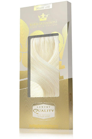CLIP-ON Przedłużane Włosy 100% Naturalne Dziewicze - Złoty Blond Linia Deluxe