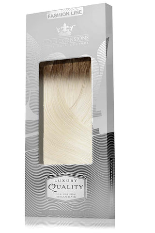 CLIP-IN Włosy naturalne doczepiane Naturalny złoty brąz i Jasny Blond - Fashion Line