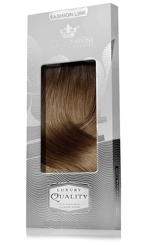 WŁOSY DOPINANE OMBRÉ BALAYAGE Czekoladowy Brąz & Karmelowy Brąz Fashion Line