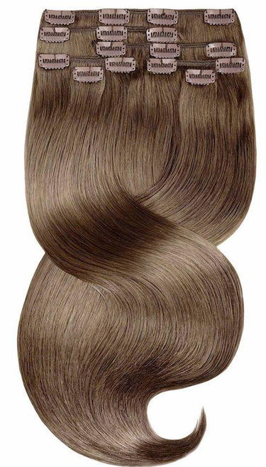 CLIP-IN EXTENSIONS  Naturalny-Złoty Brąz Fashion Line – Rubin Extensions®