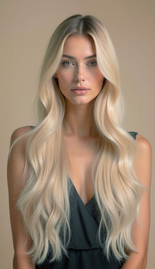 Premium Tape-in Goldblond Extensions