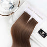 Keratin Bondings Pasma Włosów Kasztanowy-Ciemny Brąz Premium Line – Rubin Extensions®