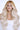 Zdjęcie z modelką – Clip-in Extensions z Włosów Naturalnych - Fashion Line, Rooted Miodowy Blond & Srebrny Blond – Rubin Extensions®