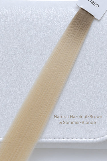 Tresy Włosów - Genius Wefts -Tape-in z Włosów Naturalnych Extensions Hazelnut-Brązowy & Sommer-Blond | Rubin Extensions - Premium Line – Rubin Extensions®