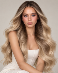 Genius Tresa Champagne Melt Balayage – Rubin Extensions®