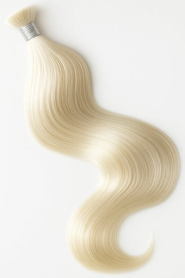 Zdjęcie z bliska – ROHHAAR  Włosy Extensions - Excellence Line -  Platin Blond – Rubin Extensions®