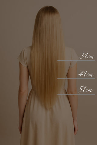 Rubin Extensions® Clip-in Extensions – Sombre Beige | Luxury Linia Pure Diamond