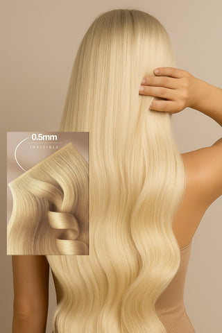 Extensions adhésives NIEWIDZIALNY Czarny Brąz & Platynowy Blond