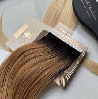 EXCELLENCE LINE INVISIBLE TAPE-ON Włosy 100% Naturalne Dziewicze  Jasny Blond