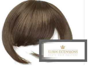 STIRNFRANSEN Natur-Goldbraun Clip-in Fringe Extensions