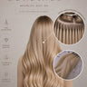 WŁOS SUROWY Hair Extensions - Excellence Line - Virgin Czarny-Brąz - Naturalny Kolor Włosów, Nigdy Nie Farbowany – Rubin Extensions®
