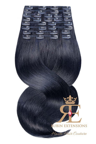 Włosy Clip-in Extensions LINIA DELUXE Głęboka Czerń