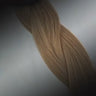 Clip-in pasma z włosów naturalnych w kolorze Jasny Brąz-Karmel, długość 60–70 cm