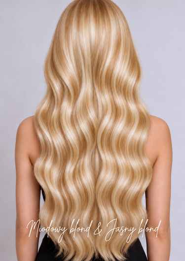 Włosy ombré — miodowy blond i jasny blond