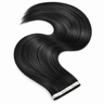Rubin Extensions — Tresy Włosów - Genius Wefts -Tape-in z Włosów Naturalnych Extensions Czarny  | Rubin Extensions - Premium Line