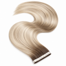 Rubin Extensions — Tresy Włosów - Genius Wefts -Tape-in z Włosów Naturalnych Extensions Hazelnut-Brązowy & Sommer-Blond | Rubin Extensions - Premium Line