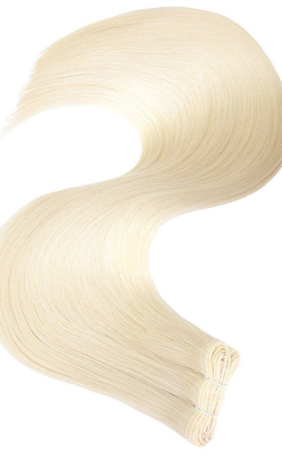 Tresy PREMIUM Złoty Blond - Flat Weft Przedłużanie włosów