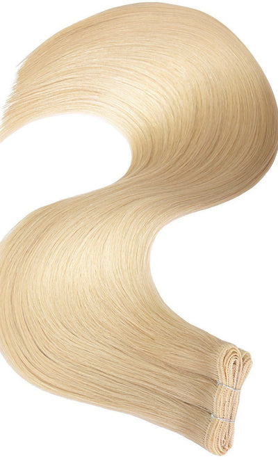 Tresy Premium Miodowy Blond - Flat Weft Przedłużanie włosów