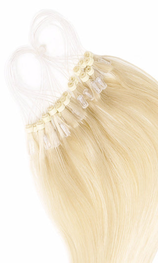 Microring Hair Extensions Goldblond