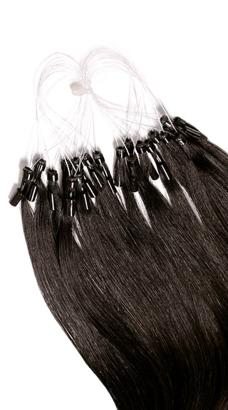 PRO DELUXE LINE Schwarz-Braun Microring Extensions