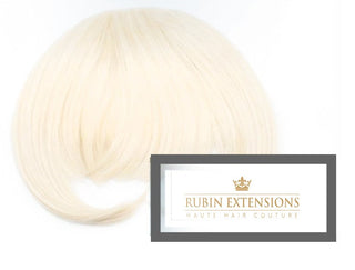 STIRNFRANSEN Platinblond Clip-in Bangs