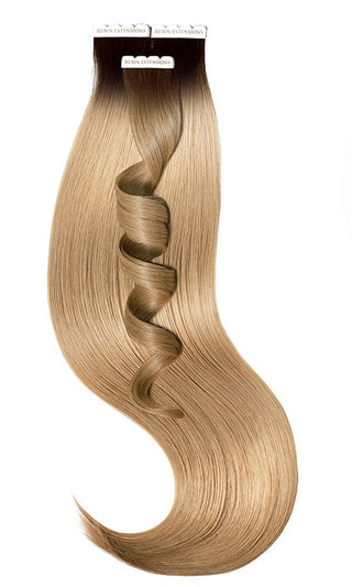 Extensions adhésives WŁOSY LUDZKIE, Czekoladowy Brąz & Karmelowy Brąz